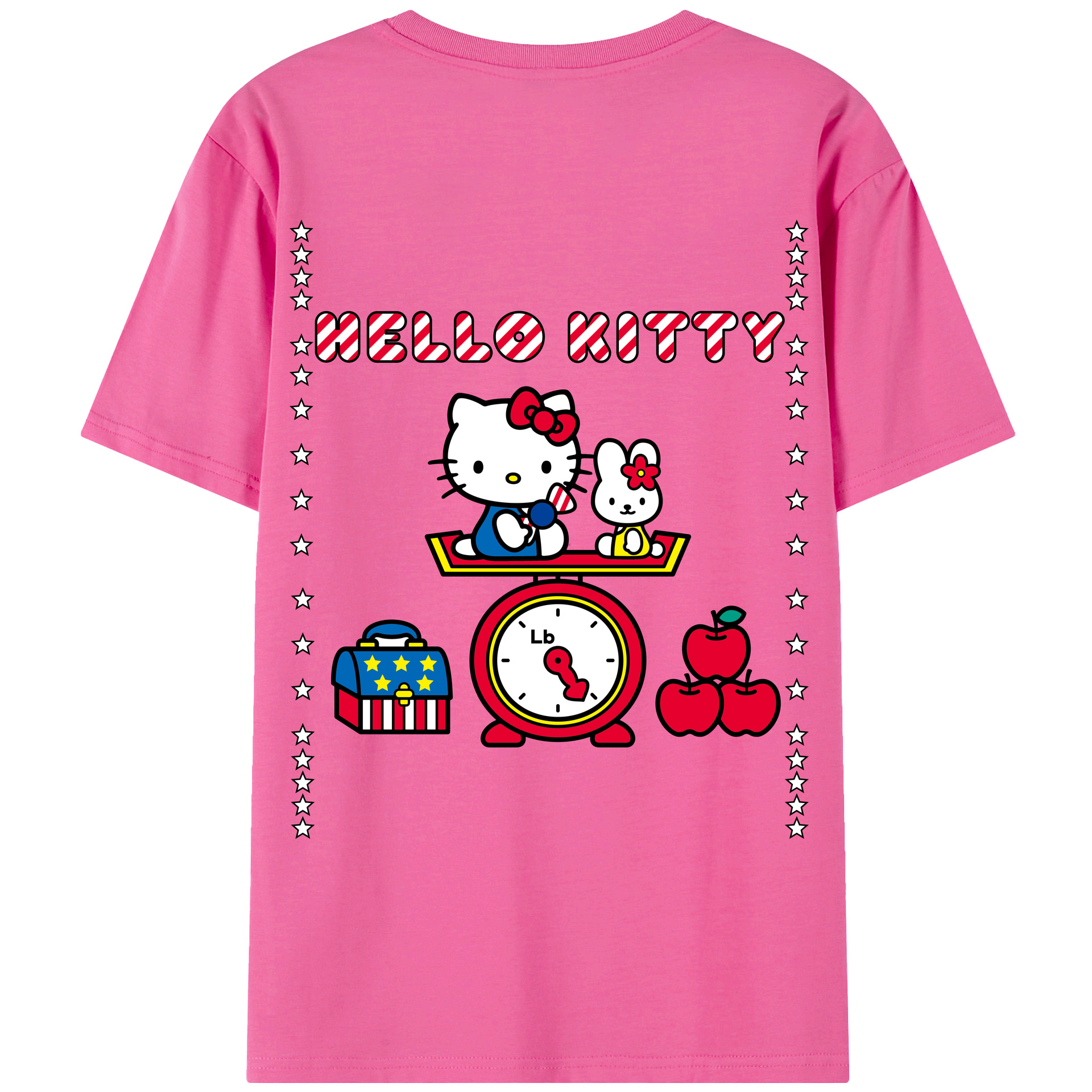 （画像用） Hello Kitty ハローキティ レディース半袖Tシャツ(バックプリント)